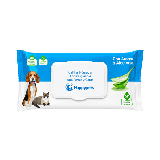Toallitas Húmedas Happypets
