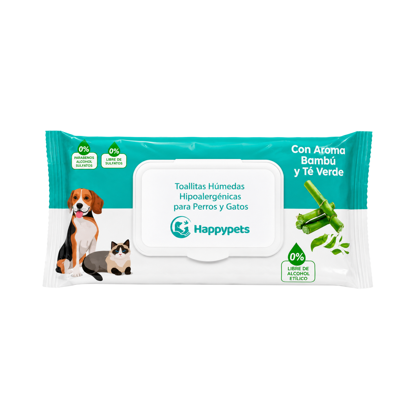 Toallitas Húmedas Happypets