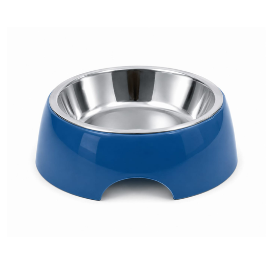 Comedero para Perros y Gatos con Plato de Acero Inoxidable Desmontable