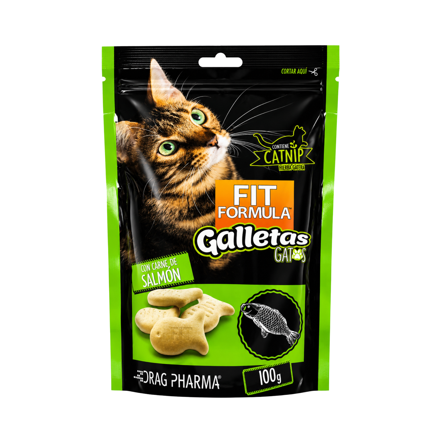 Fit Formula Galletas Gatos Salmón 100 g