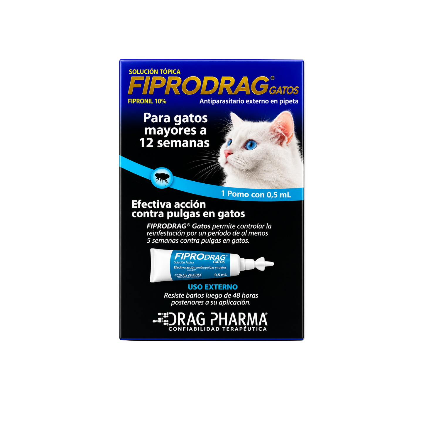 Fiprodrag Gatos 0,5 mL
