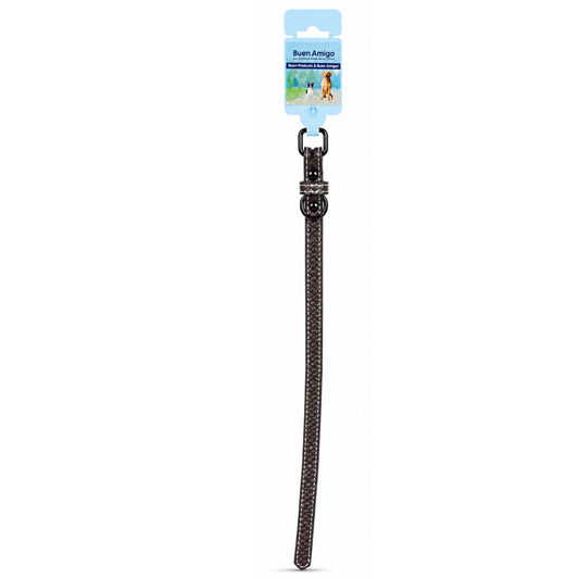 Collar de Cuero Sintético para Perros