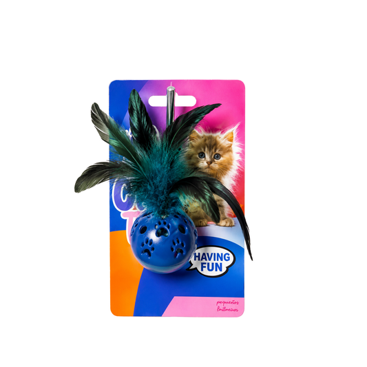 Juguete con Plumas para Gato