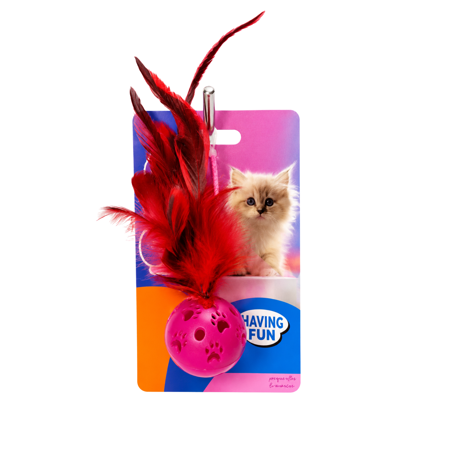 Juguete con Plumas para Gato